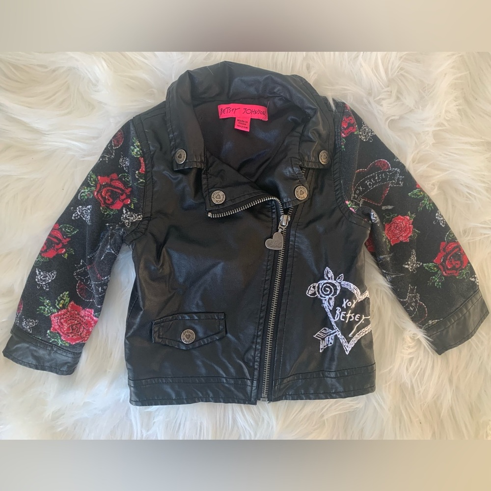 Betsey Johnson girls  jacket 18/24 months